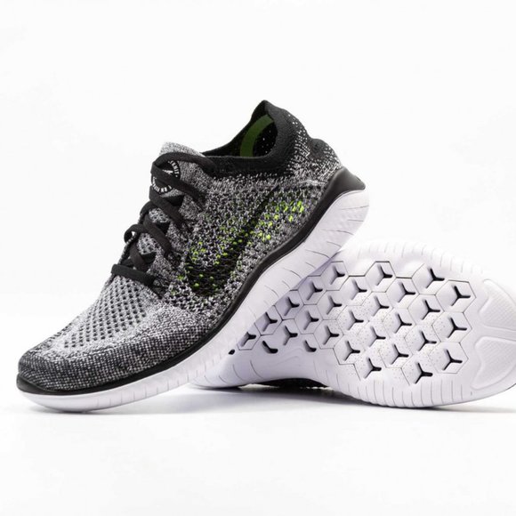 Nike Other - Nike Free RN Flyknit 2018 Men's Running Shoes OREO